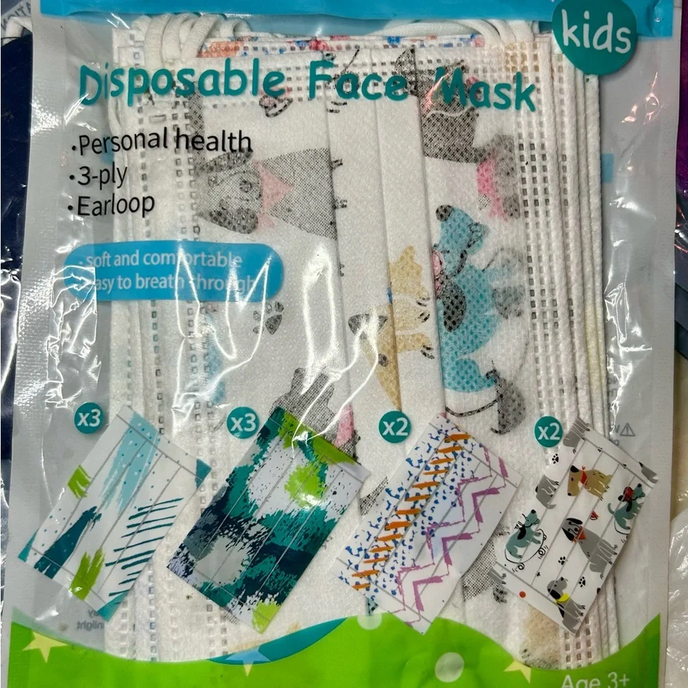 Kids' Face Masks with Fun Prints